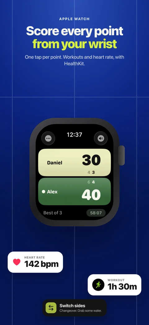 Scoring on Apple Watch