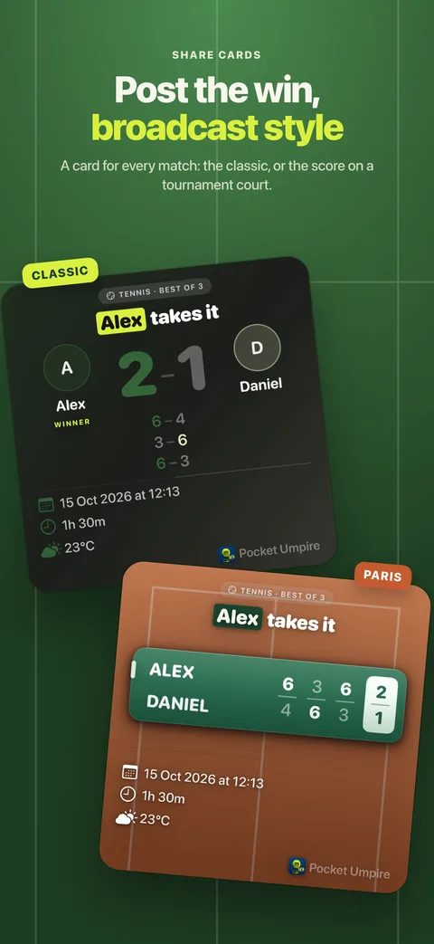Share cards